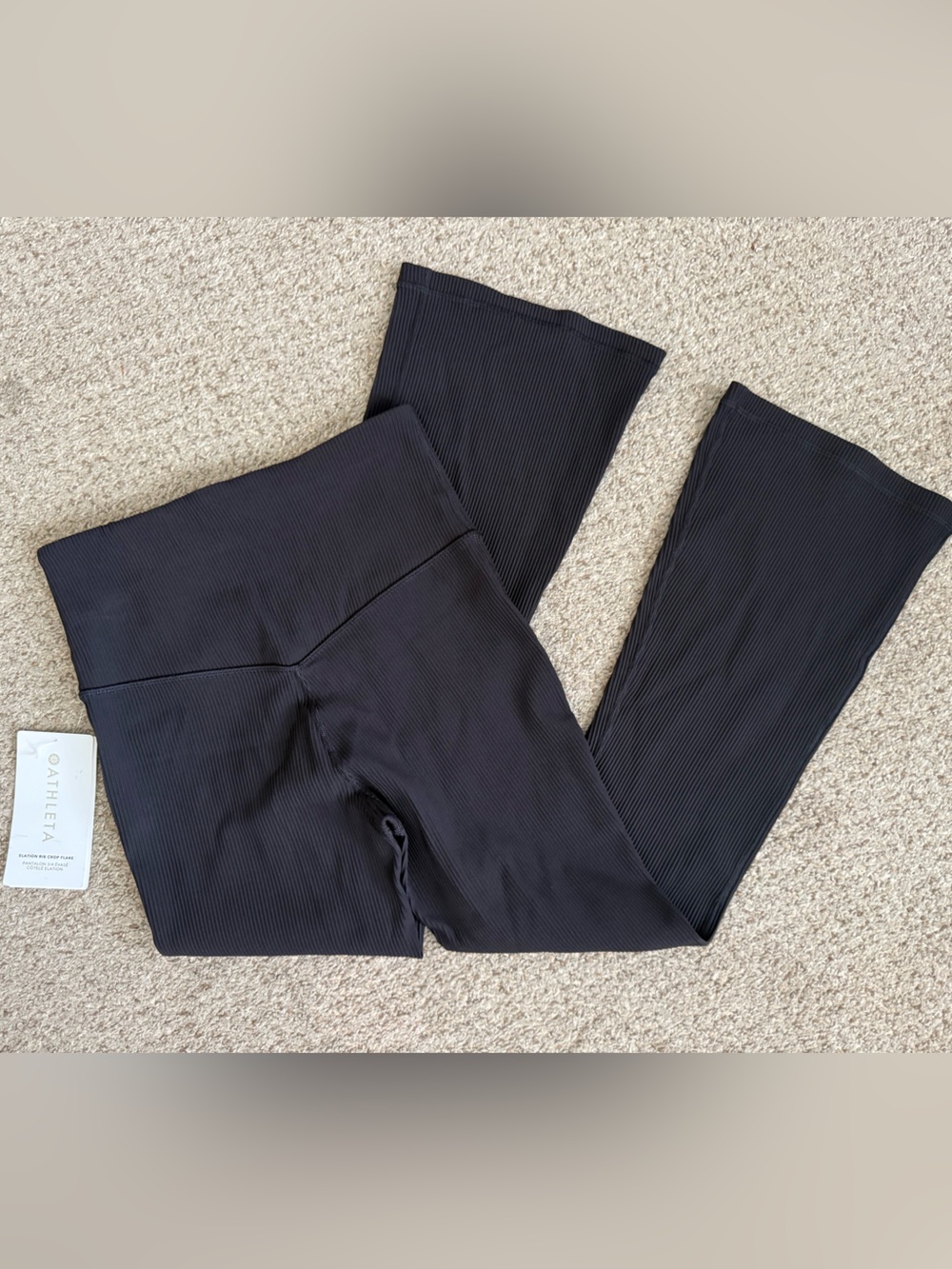Athleta Elation Rib Crop Flare - Picture 2 of 3